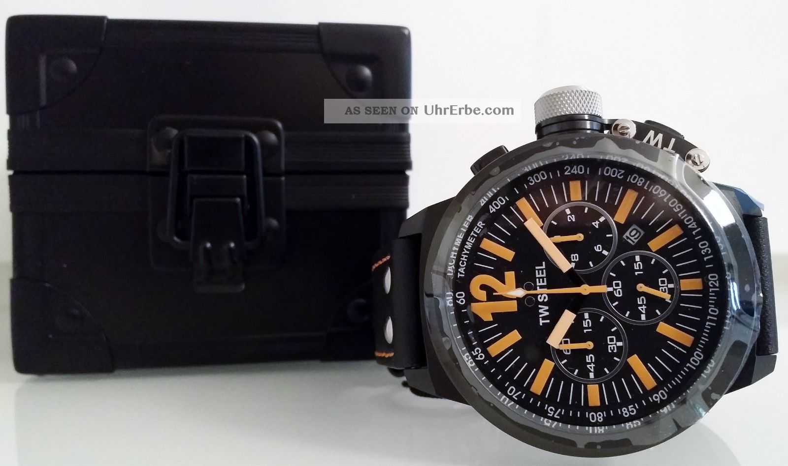 Tw Steel Twce 1030 Ceo Canteen Xxl Edelstahl Chronographen Uhr Ø 5,  0 Cm Armbanduhren Bild