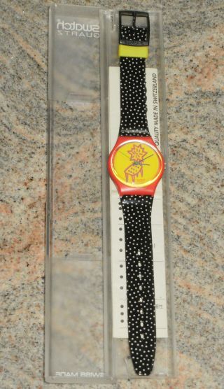 Swatch Gr115 Dotchair - In Verpackung - Aus Sammlung - Bild