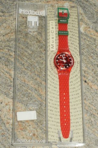 Swatch Slr102 Red Rythm - In Verpackung - Aus Sammlung - Bild