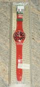 Swatch Slr102 Red Rythm - In Verpackung - Aus Sammlung - Armbanduhren Bild 1