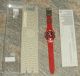 Swatch Slr102 Red Rythm - In Verpackung - Aus Sammlung - Armbanduhren Bild 2