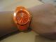 Armbanduhr In Orange // Unisex Armbanduhren Bild 1
