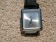 Neue Armbanduhr,  Silber Mit Schwarzem Lederarmband,  Quartz Armbanduhren Bild 3