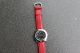 Benetton Uhr Damen Leder Armbanduhr Rot Multicolor Lederarmband Armbanduhren Bild 2