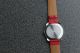 Benetton Uhr Damen Leder Armbanduhr Rot Multicolor Lederarmband Armbanduhren Bild 4