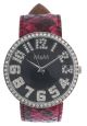 M & M Damen Armbanduhr Weinrot M11509 - 446 Armbanduhren Bild 1