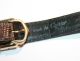 Cartier Damenuhr Tank Silber Vergoldet Bordeaux Ziffernblatt Handaufzug Armbanduhren Bild 3