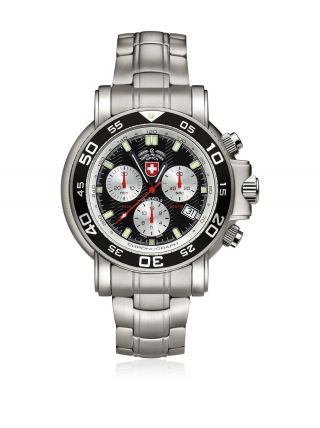 Cx Swiss Military Watch™ Navy Diver 500 Referenz 2466 Black - Swiss Made - Bild