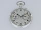 A.  Lange & SÖhne B - Uhr Ii Weltkrieg Ii Ww Auf/ab Zertifikat Taschenuhr Silber Armbanduhren Bild 10