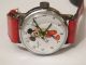 Micky Maus Kinderuhr Handaufzug Zentra Weihnachtsgeschenk Sammlerstück Selten Armbanduhren Bild 1