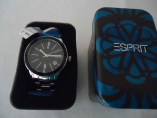 Esprit Es105062005 • Damen - Armbanduhr • Xs Marin Halo Silver Black •,  Ovp Bild