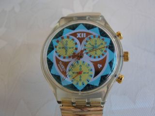 Swatch Chrono 1993 Quarz Mit Flexband Bild