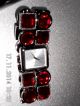 Trendige,  Extravagante Große Facettschmuck - Quarzuhr,  Avon,  Stretcharmband, Armbanduhren Bild 2