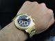 Herren Armbanduhr Gucci Ya101334 3.  25cm 101 G Gold Pvd Echte Diamanten 44m Armbanduhren Bild 1