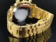 Herren Armbanduhr Gucci Ya101334 3.  25cm 101 G Gold Pvd Echte Diamanten 44m Armbanduhren Bild 7