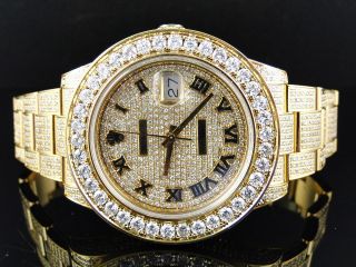 Herren Armbanduhr Rolex Date Just Ii 2 Mit Echten Diamanten 45mm Gelbgold Bild