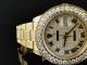 Herren Armbanduhr Rolex Date Just Ii 2 Mit Echten Diamanten 45mm Gelbgold Armbanduhren Bild 3