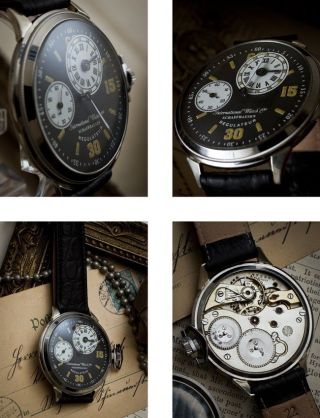 Iwc Schaffhausen 1909 Men ' S Wrist Watch Antique Bild