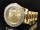 Diamant - Armbanduhr Für Herren Rolex President Ii,  8ct Diamant,  18k Gold - Armbanduhren Bild 5