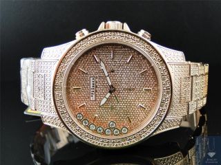 Diamant - Armbanduhr Für Herren Joe Rodeo Jojo Jojino,  1.  05ct,  Roségold - Mj - 1006c Bild
