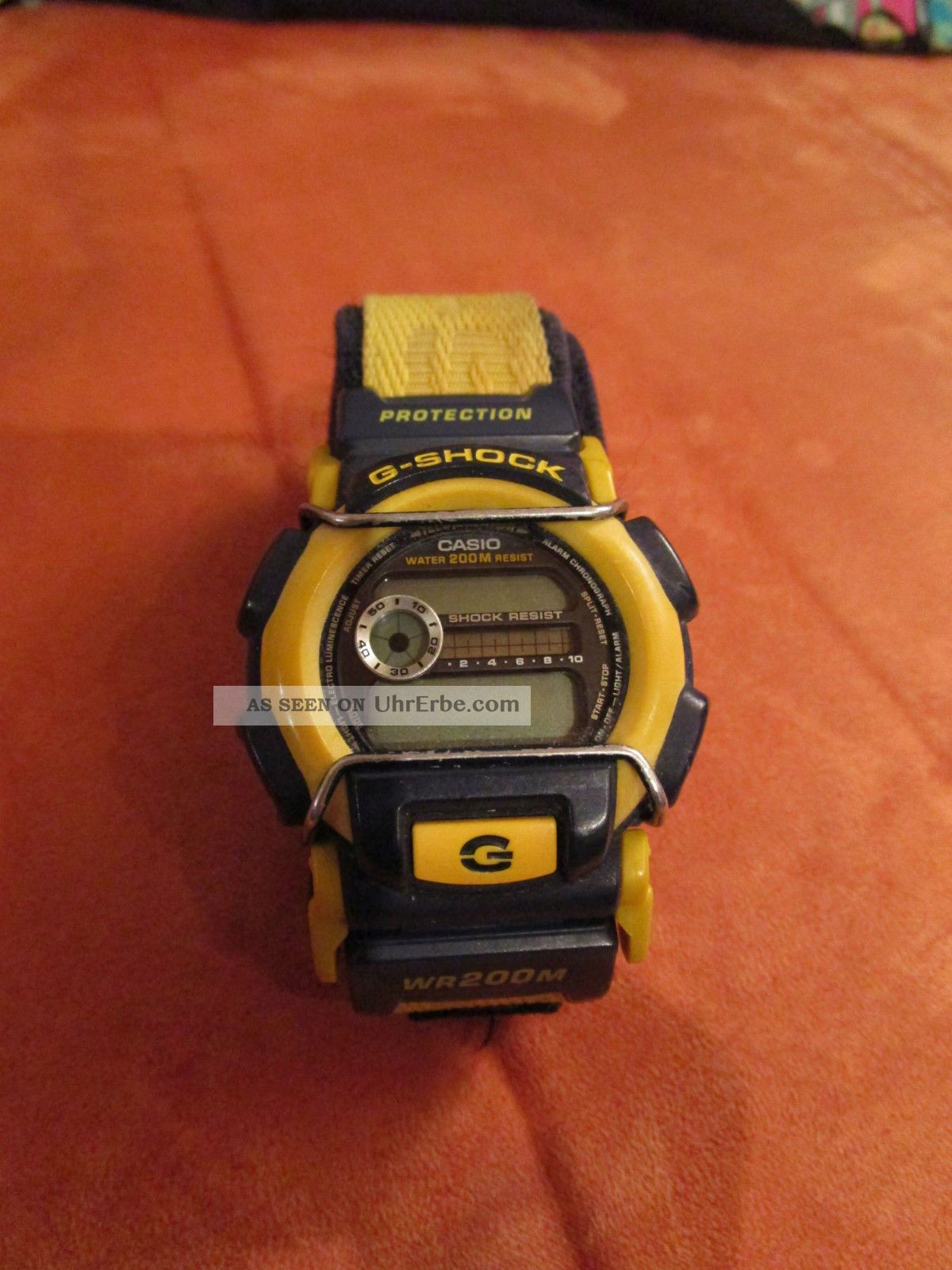 Casio G - Shock Wr200 Gelb Dunkelblau Armbanduhren Bild