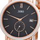 Jobo Herren Uhr Armbanduhr Quarz Uhr Edelstahl Rosé Mit Keramik J - 41945 Armbanduhren Bild 1