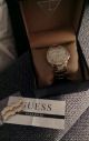 Guess Damenuhr Uhr Prism Armbanduhr Gold Strass Steine Np 220,  - Armbanduhren Bild 3