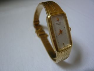 Citizen - Kleine Damen Armbanduhr - Gold Beschichtet Bild