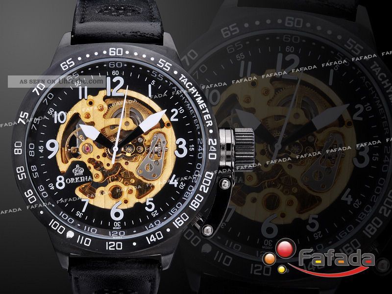 Orkina Xxxl Mechanisch Herrenarmbanduhr Automatikuhren Herren Armbanduhr Uhr Armbanduhren Bild