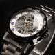 Sewor Herren Schwarz Handaufzug Mechanische Uhr Metall Armband Uhr 4 Farben Armbanduhren Bild 19
