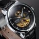 Sewor Herren Skelett Automatikuhr Automatik Mechanische Kunstleder Armband Uhr V Armbanduhren Bild 1
