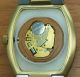 Pallas 1260.  45.  91 Quartz Herrenuhr Vergoldet Metallband Uhr Armbanduhren Bild 2