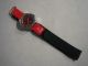 Classique - - Armbanduhr Rund Rot - Damen Textilarmband Quarz - Cl02 Armbanduhren Bild 2