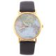 World Map Globe Mode Leder Alloy Damen Analog Quarz - Uhren Schwarz Armbanduhren Bild 2