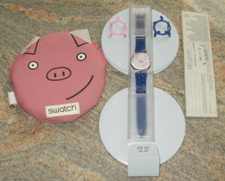 Swatch Gz155 Happy Pig Pack Limited - Verpackung Ex Sammlung Bild