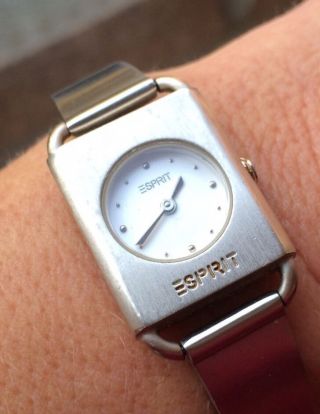 Moderne Esprit Edelstahl Damen Uhr Spangenuhr Armbanduhr Bild
