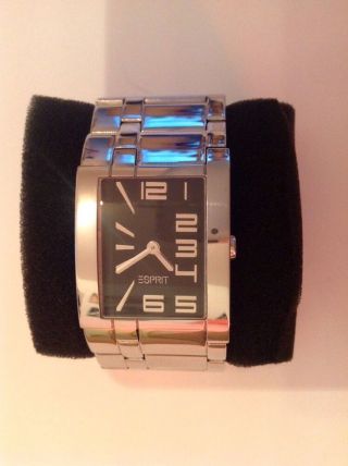 Esprit Damen Armbanduhr Damenuhr Uhr Houston Bold Woman Pure,  Edelstahl,  Schwarz Bild