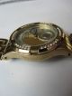 Dyrberg Kern Uhr Gold Mit Swarowski - Kristallen Top - Armbanduhren Bild 2