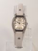 Fossil Damenuhr / Damen Uhr Leder Weiß Silber Strass Es3288 Armbanduhren Bild 3