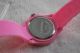 Silikon - Armbanduhr,  Ohne Datumsanzeige,  Pink - Rosa (s.  Foto) Armbanduhren Bild 1