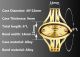 Damen Uhr Armbanduhr Armreifuhr Quarzuhr Armkette Legierung Gold/silber Geschenk Armbanduhren Bild 9