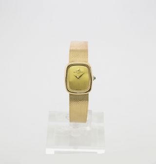 Baume & Mercier Damenuhr Mit Handaufzug - Werk Elegante Uhr In 750/000 Gelb - Gold Bild