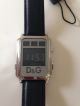 Dolce Gabbana Sea Quest Unisex Uhr Schwarz Mit Lederarmband / Digital Anz. Armbanduhren Bild 2