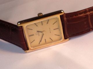 Omega De Ville Handaufzug Uhrwerk Unisexe Armband Uhr Swiss Made Bild