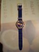 Swatch Armbanduhr Chrono Olympia 1894 - 1994 Sonderedition Blau Gold Armbanduhren Bild 1