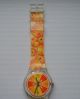 Swatch Uhr Armbanduhr 2003 So Fresh Ge102 Orange Gent Sommerspecial Armbanduhren Bild 1