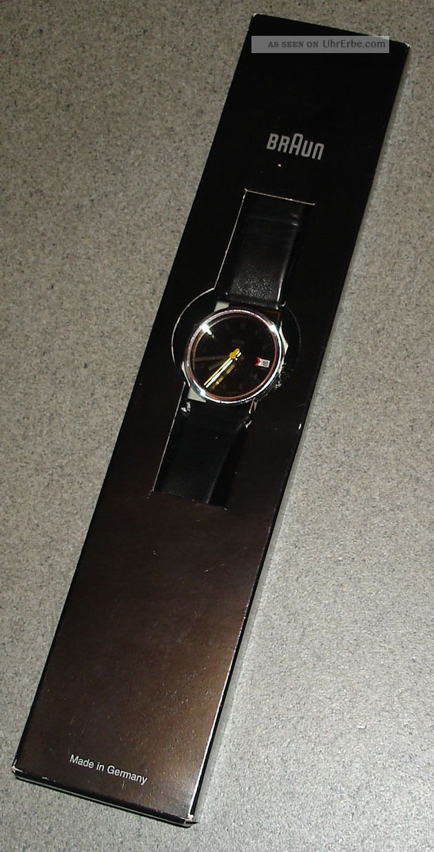 Braun Quarz Aw 21 Designer Armbanduhr Typ 3804 Design Dietrich Lubs Ovp Armbanduhren Bild