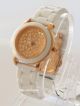 Dkny Damenuhr / Uhr Kunststoff Strass Rose Gold Weiß Ny8667 Armbanduhren Bild 1
