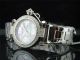 Damen - Weiß - Ton Jojino Joe Rodeo 0,  12 Ct.  Diamant - Rosa - Runde Gesichts - Uhr Mj1050 Armbanduhren Bild 2