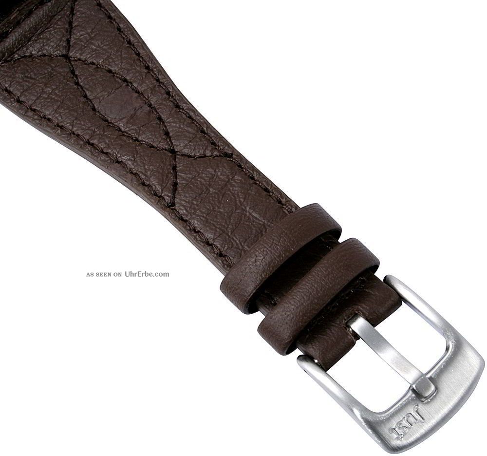 Just Uhr 48 - S8976 - Br Damenuhr Lederarmband Braun Armbanduhren Bild